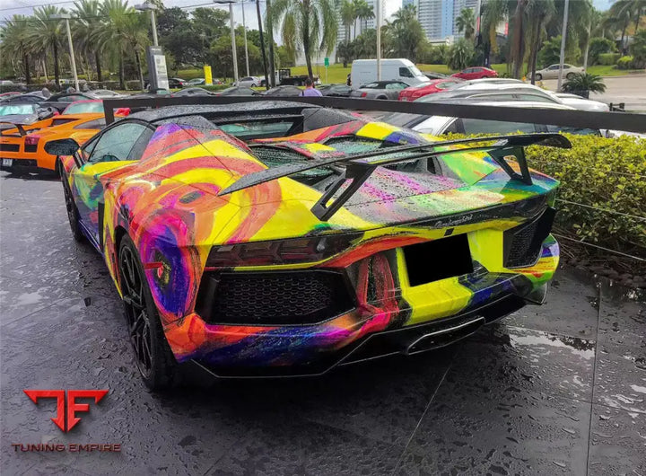 Lamborghini Aventador Lp700 $ Lp750 Lp740 Lp720 Lp780 Coupe & Roadster Vtc Style Trunk Spoiler Bsd