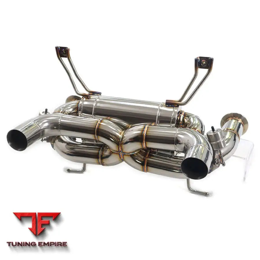 LAMBORGHINI AVENTADOR LP700 SVJ STAINLESS STEEL CATBACK RAZOR EXHAUST WITH MUFFLER VALVE