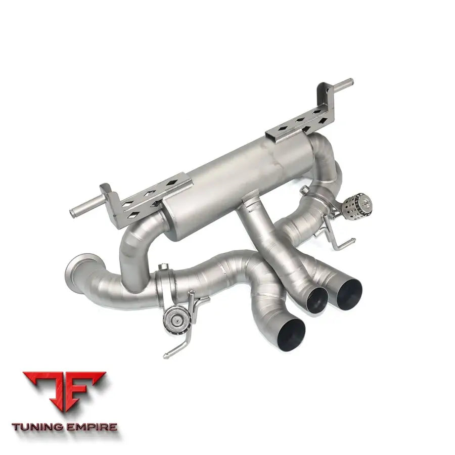 LAMBORGHINI AVENTADOR LP740 TITANIUM SANDBLASTING CATBACK RAZOR EXHAUST WITH MUFFLER VALVE