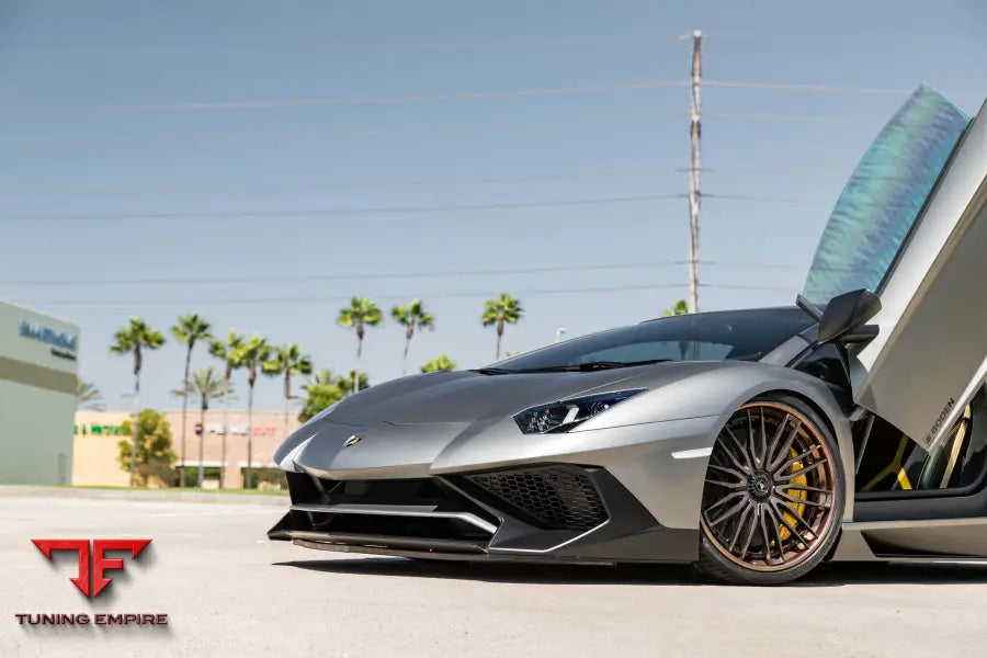 LAMBORGHINI AVENTADOR SV FORGED WHEELS AND EXHAUST SYSTEM