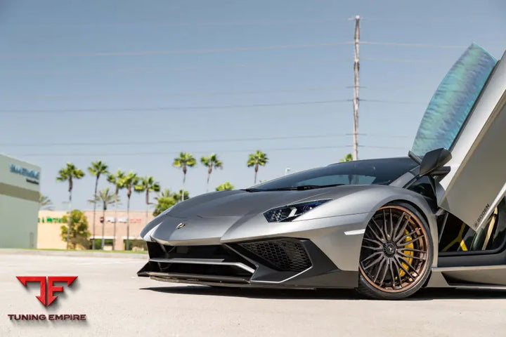 LAMBORGHINI AVENTADOR SV FORGED WHEELS AND EXHAUST SYSTEM