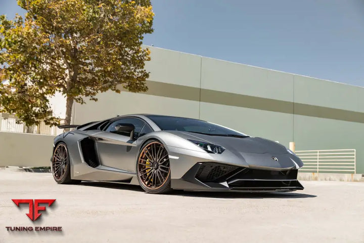 LAMBORGHINI AVENTADOR SV FORGED WHEELS AND EXHAUST SYSTEM