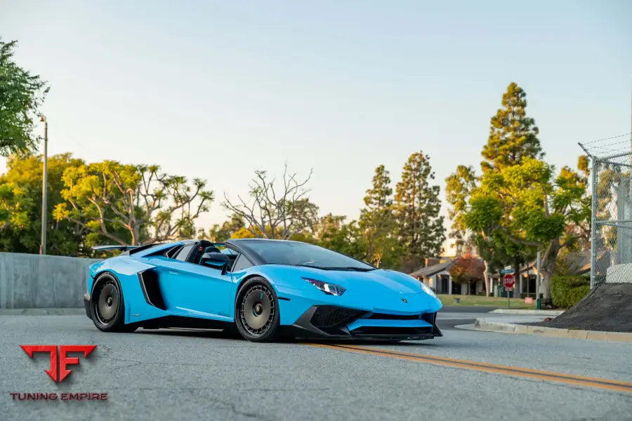 LAMBORGHINI AVENTADOR SV FORGED WHEELS AND EXHAUST SYSTEM