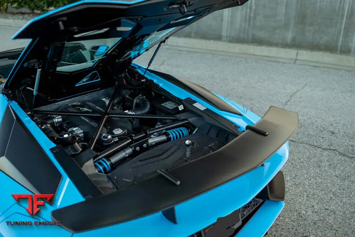 LAMBORGHINI AVENTADOR SV FORGED WHEELS AND EXHAUST SYSTEM