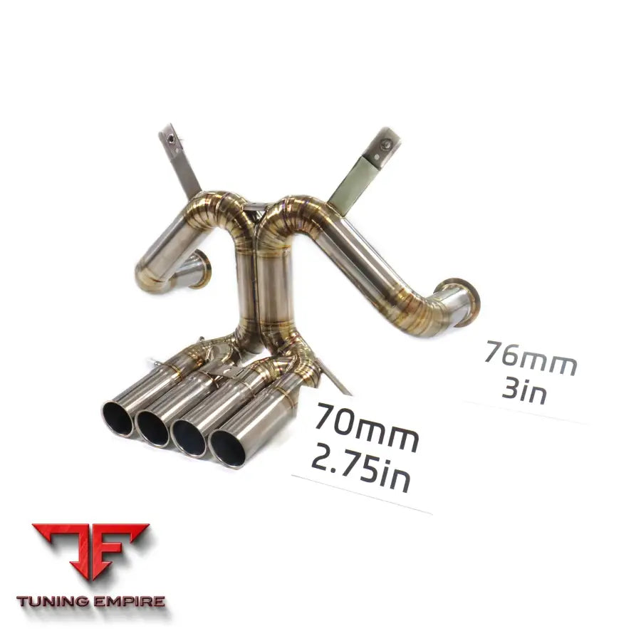 LAMBORGHINI AVENTADOR SV LP750 TITANIUM CATBACK RAZOR EXHAUST WITHOUT VALVE