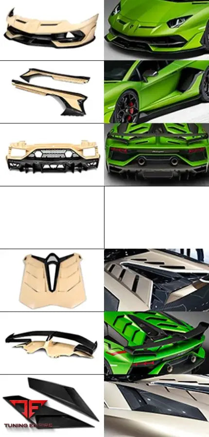 LAMBORGHINI AVENTADOR SVJ CARBON FIBER PARTS