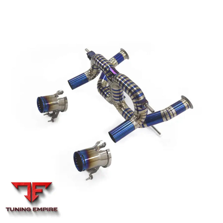LAMBORGHINI AVENTADOR SVJ LP770-4 6.5L V12 TITANIUM CATBACK RAZOR EXHAUST WITHOUT VALVE