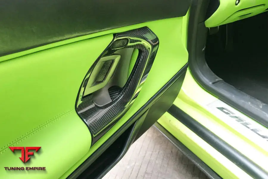 LAMBORGHINI GALLARDO OEM STYLE CARBON FIBER DOOR HANDLES BSD