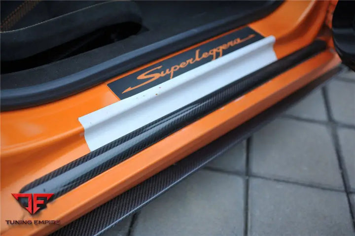 LAMBORGHINI GALLARDO OEM STYLE CARBON FIBER DOOR SILLS STEPS COVER BSD