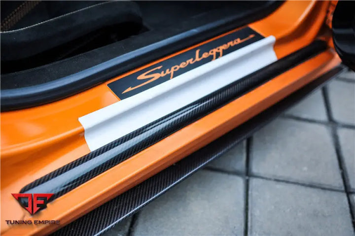 LAMBORGHINI GALLARDO CARBON FIBER DOOR SILLS STEPS COVER BSD