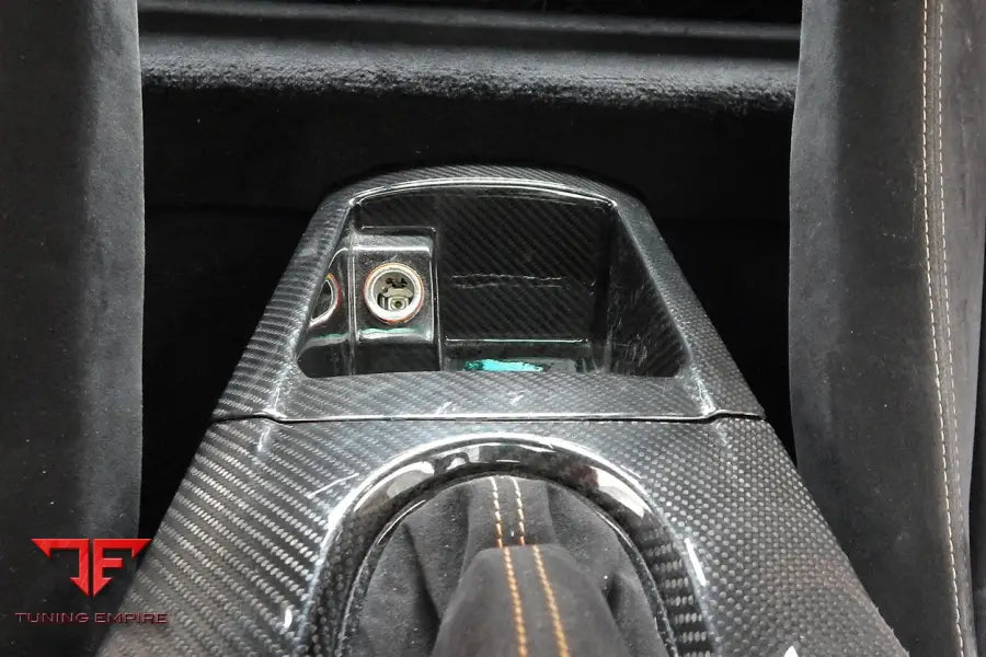 LAMBORGHINI GALLARDO OEM STYLE CARBON FIBER INTERIOR STORAGE BOX COVER BSD