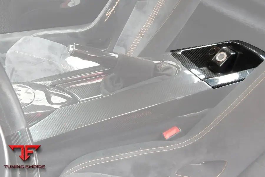 LAMBORGHINI GALLARDO OEM STYLE CARBON FIBER INTERIOR STORAGE BOX COVER BSD