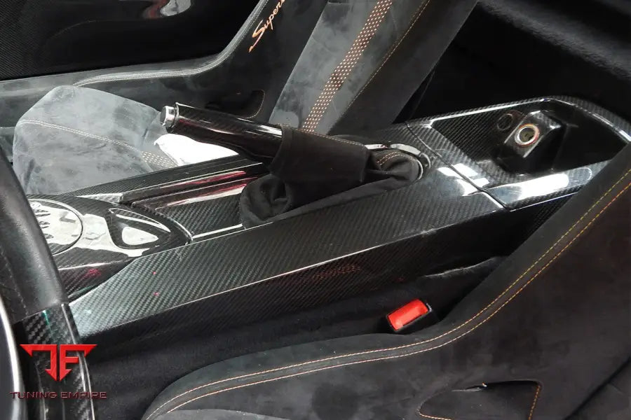 LAMBORGHINI GALLARDO OEM STYLE CARBON FIBER INTERIOR STORAGE BOX COVER BSD