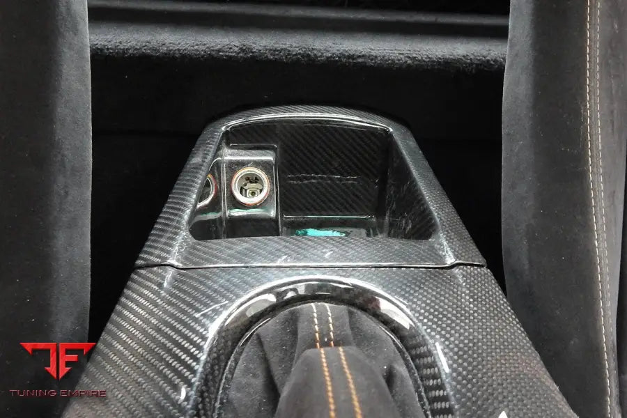 LAMBORGHINI GALLARDO OEM STYLE CARBON FIBER INTERIOR STORAGE BOX COVER BSD