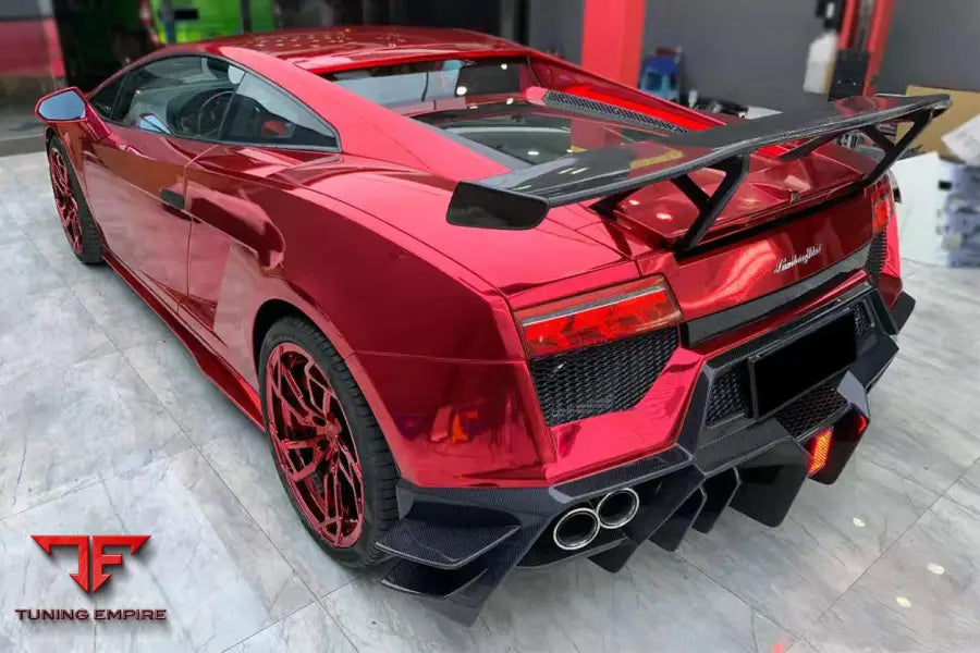 LAMBORGHINI GALLARDO DC-II STYLE CARBON FIBER TRUNK SPOILER WING BSD