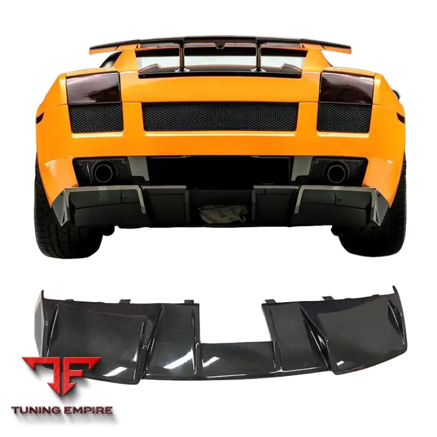 LAMBORGHINI GALLARDO LP540 CARBON FIBER REAR BUMPER DIFFUSER 2004Y