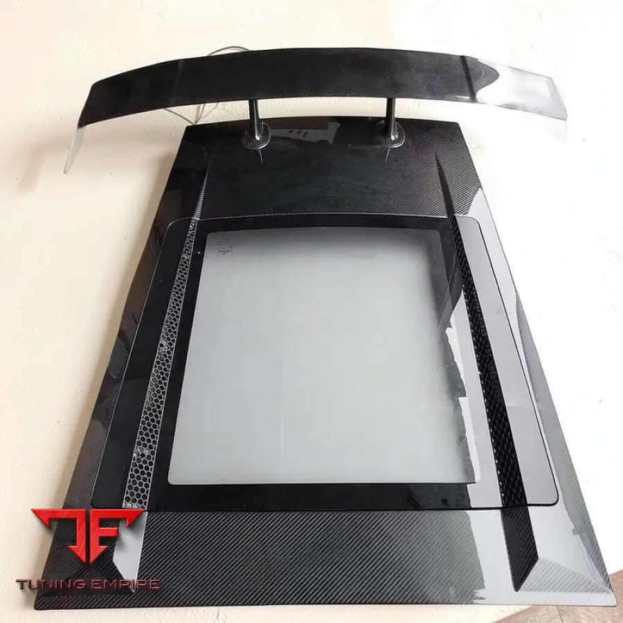 LAMBORGHINI GALLARDO LP550 CARBON FIBER BONNET TRANSPARENT REAR TRUNK COVER SPOILER