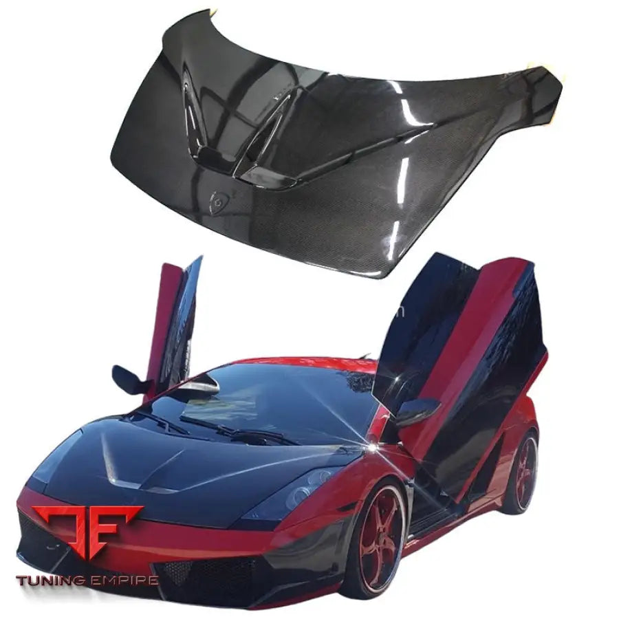 LAMBORGHINI GALLARDO LP550 CARBON FIBER FRONT BONNET HOOD 2004-2008Y