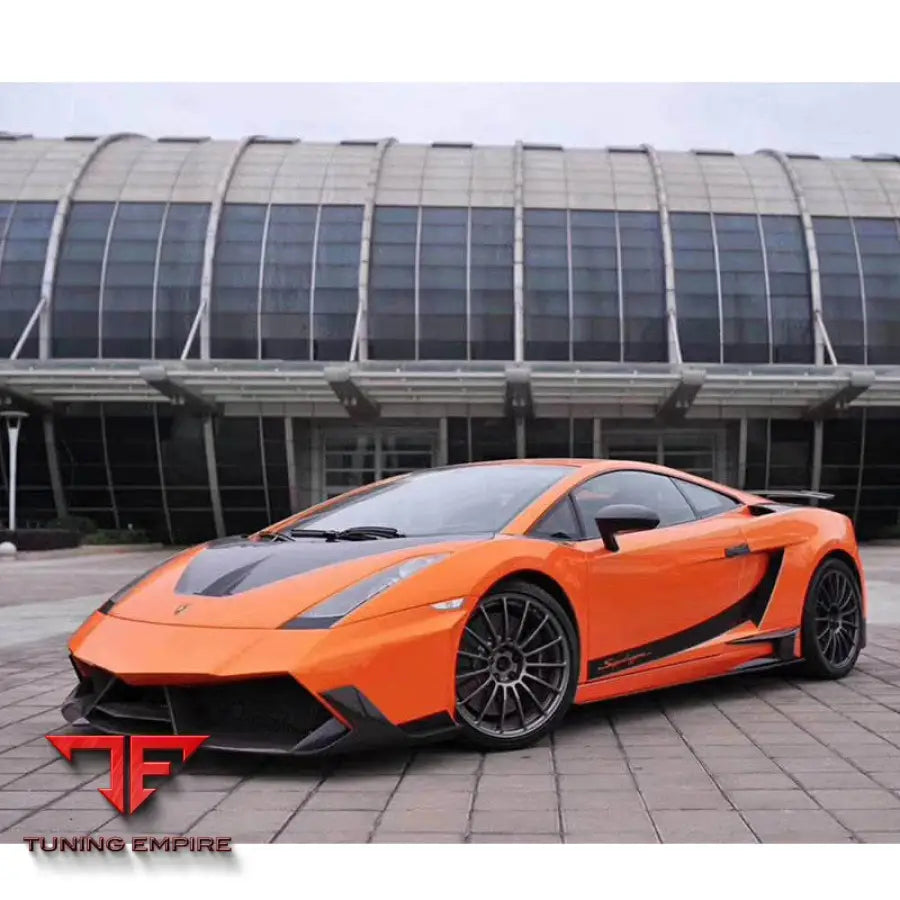 LAMBORGHINI GALLARDO LP550/LP560/LP570 CARBON FIBER FRONT BUMPER WITH AIR BLADE