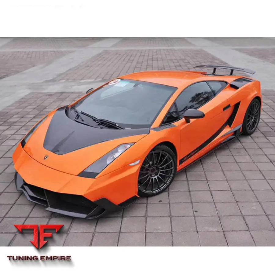 LAMBORGHINI GALLARDO LP550/LP560/LP570 CARBON FIBER FRONT BUMPER WITH AIR BLADE