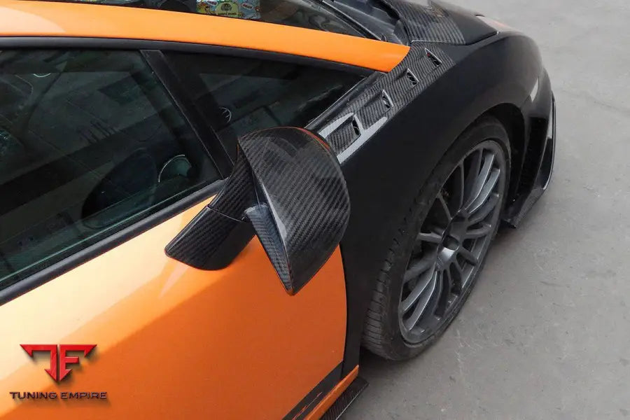 LAMBORGHINI GALLARDO LP570 OEM STYLE CARBON FIBER MIRROR COVER REPLACEMENT BSD