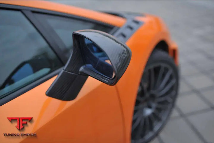 LAMBORGHINI GALLARDO LP570 OEM STYLE CARBON FIBER MIRROR COVER REPLACEMENT BSD
