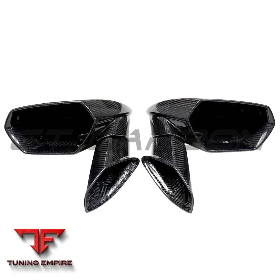 LAMBORGHINI HURACAN 2014-2024 DRY CARBON FIBRE MIRRORS - V1 - CT CARBON