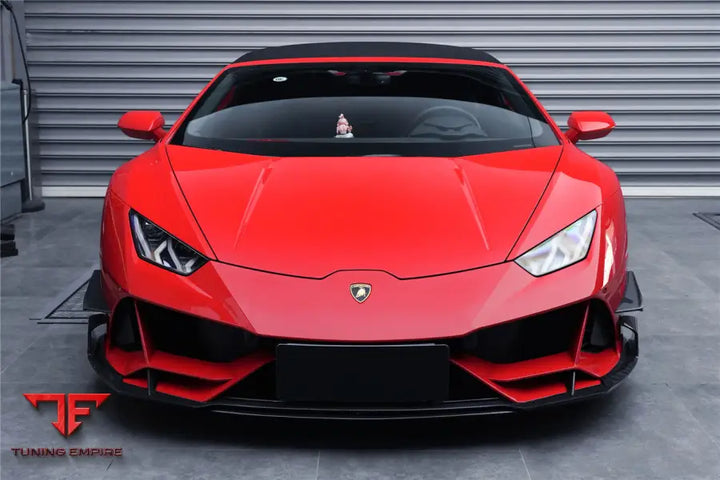 LAMBORGHINI HURACAN EVO 4WD ONLY BKSS STYLE CARBON FRONT BUMPER CANARDS BSD