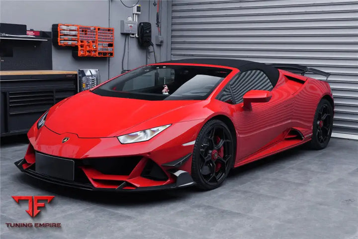 LAMBORGHINI HURACAN EVO 4WD ONLY BKSS STYLE CARBON FRONT BUMPER CANARDS BSD