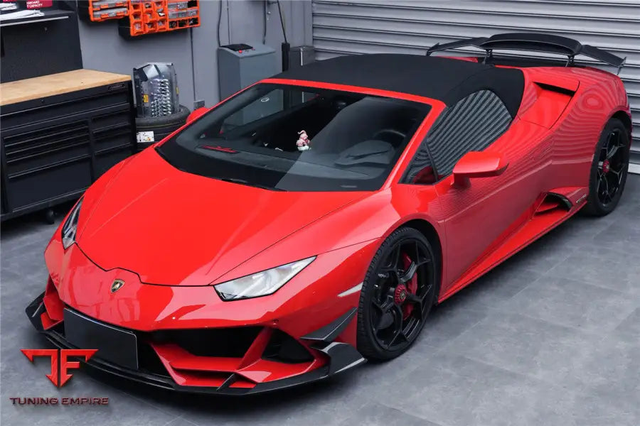 LAMBORGHINI HURACAN EVO 4WD ONLY BKSS STYLE CARBON FRONT BUMPER CANARDS BSD