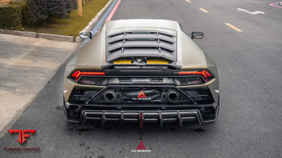 LAMBORGHINI HURACAN EVO AWD RWD 2020-2023 REAR DIFFUSER & CANARDS - Rear Diffuser