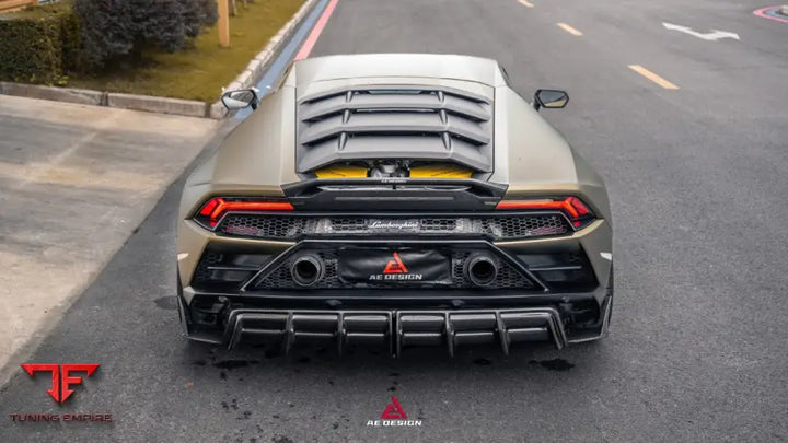 LAMBORGHINI HURACAN EVO AWD RWD 2020-2023 REAR DIFFUSER & CANARDS - Rear Diffuser