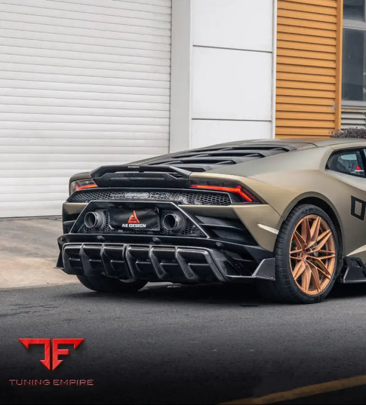 LAMBORGHINI HURACAN EVO AWD RWD 2020-2023 REAR DIFFUSER & CANARDS - Rear Diffuser