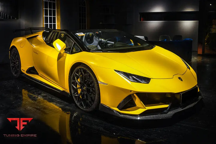 LAMBORGHINI HURACAN EVO OD STYLE DRY CARBON SIDE SKIRTS UNDER BOARD BSD