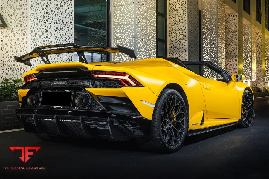 LAMBORGHINI HURACAN EVO OD STYLE DRY CARBON TRUNK SPOILER WING BSD