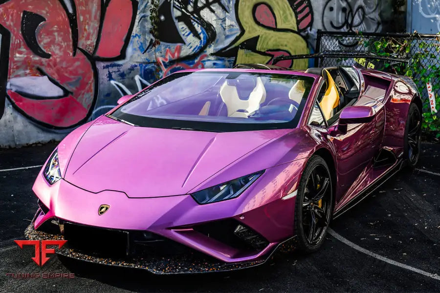 LAMBORGHINI HURACAN EVO RWD OD STYLE CARBON FIBER FRONT LIP BSD