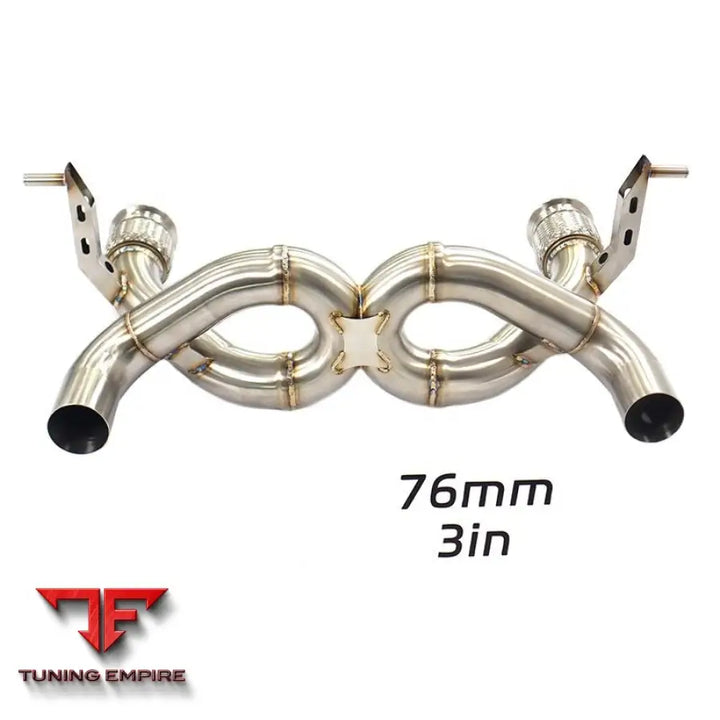 LAMBORGHINI HURACAN EVO STO 5.2 STAINLESS STEEL CATBACK RAZOR EXHAUST WITHOUT VALVE