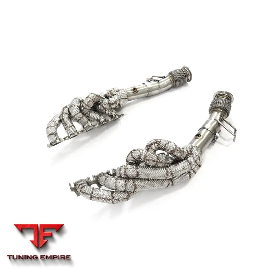 LAMBORGHINI HURACAN EVO STO V10 5.2L HEADER DOWNPIPE WITH HEAT SHIELD