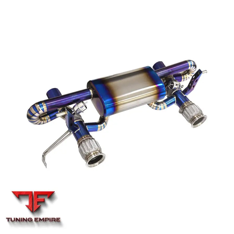 LAMBORGHINI HURACAN EVO VALVETRONIC TITANIUM PIPE RAZOR EXHAUST WITH MUFFLER VALVE
