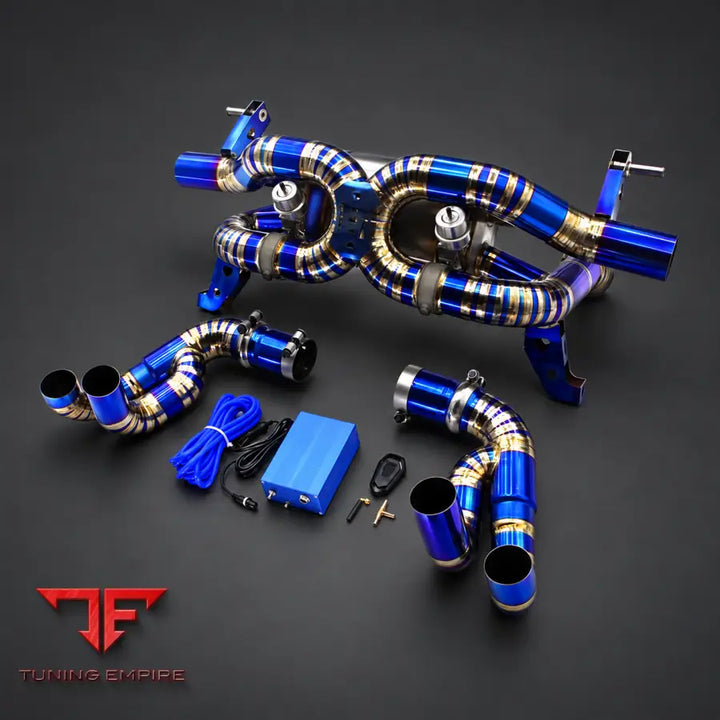 LAMBORGHINI HURACAN LP580 LP610 TITANIUM VALVED EXHAUST WITH REMOTE