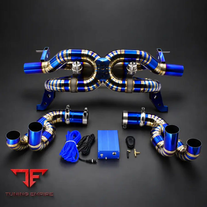 LAMBORGHINI HURACAN LP580 LP610 TITANIUM VALVED EXHAUST WITH REMOTE