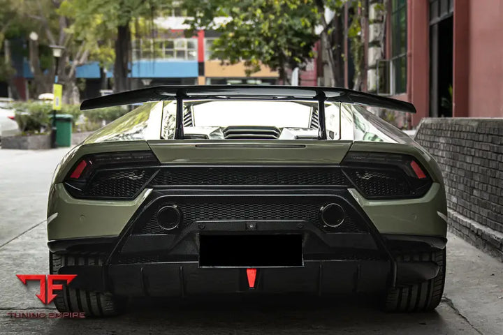 LAMBORGHINI HURACAN LP580 OE STYLE CARBON REAR BUMPER GRILLE BSD
