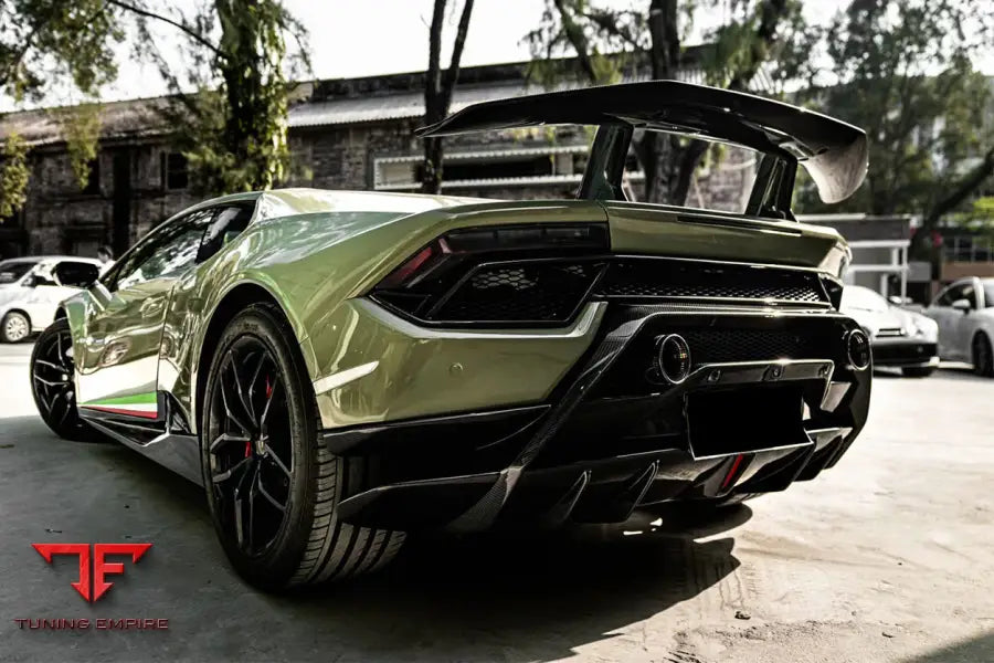 LAMBORGHINI HURACAN LP580 OE STYLE CARBON REAR BUMPER GRILLE BSD