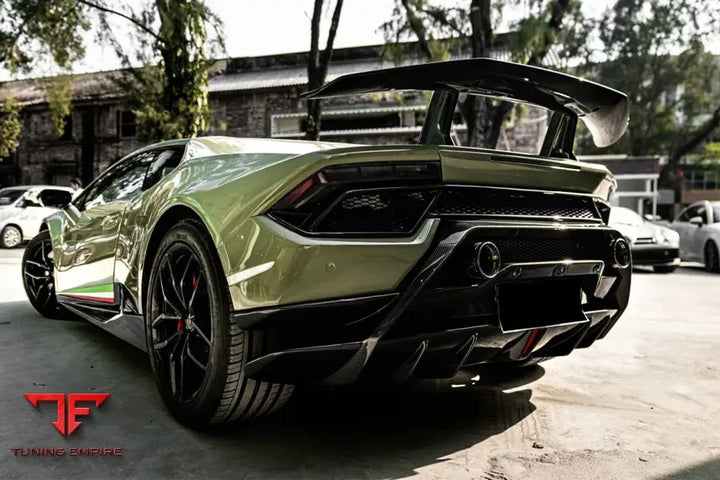 LAMBORGHINI HURACAN LP580 OE STYLE CARBON REAR BUMPER GRILLE BSD