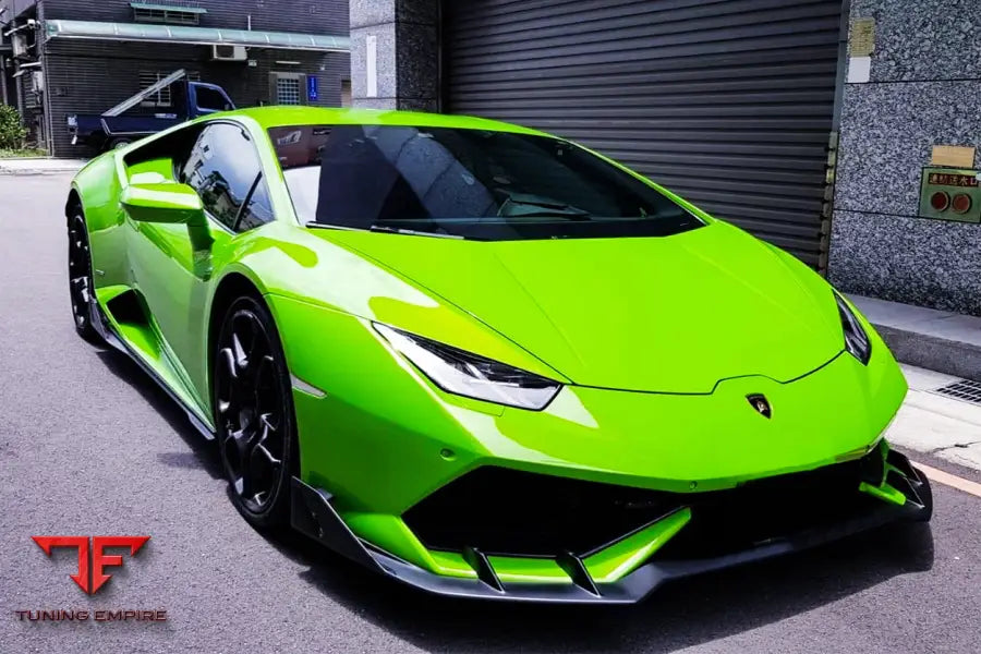 LAMBORGHINI HURACAN LP610 AO STYLE CARBON FIBER FRONT LIP BSD