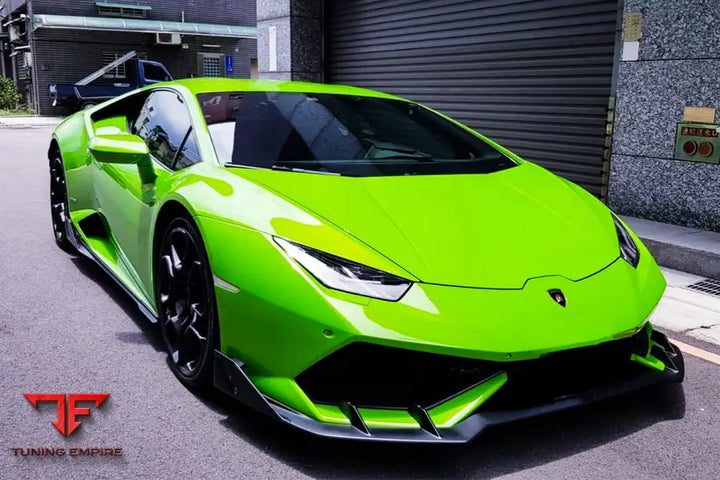 LAMBORGHINI HURACAN LP610 AO STYLE CARBON FIBER FRONT LIP BSD