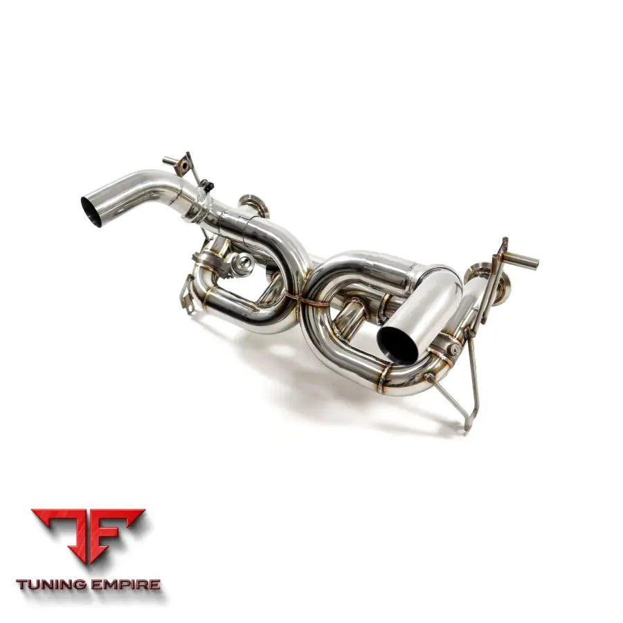 LAMBORGHINI HURACAN LP610 EVO STAINLESS STEEL CATBACK RAZOR EXHAUST WITH MUFFLER VALVE