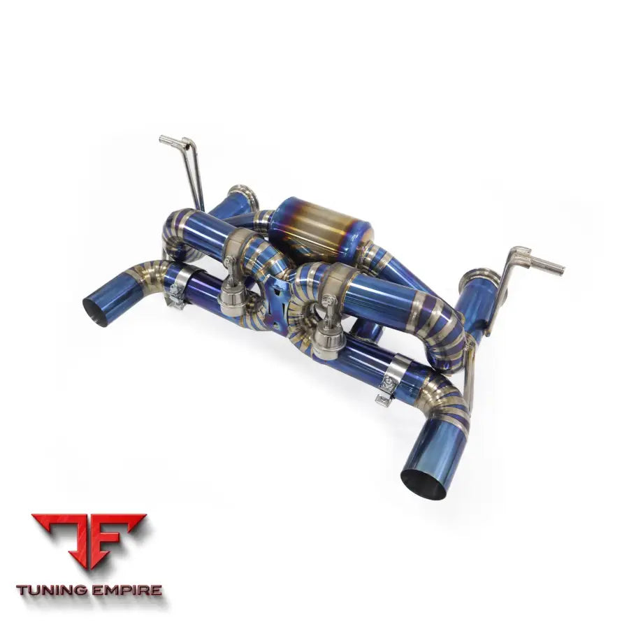 LAMBORGHINI HURACAN LP610 EVO TITANIUM CATBACK RAZOR EXHAUST WITH MUFFLER VALVE