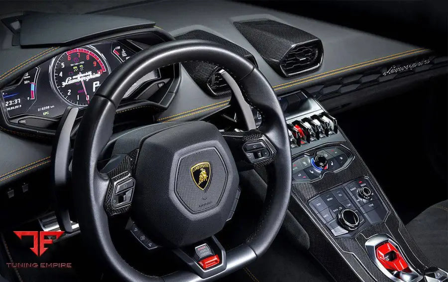 LAMBORGHINI HURACAN LP610 & LP580 & EVO OEM STYLE AUTOCLAVE CARBON FIBER AC PANEL TRIM BSD