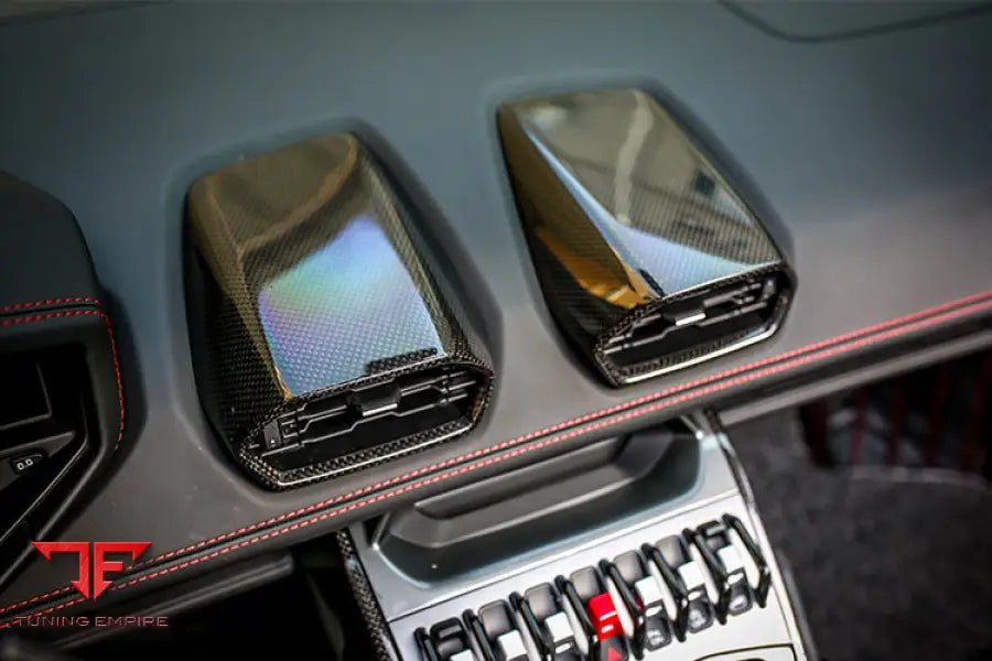LAMBORGHINI HURACAN LP610 & LP580 & EVO AUTOCLAVE CARBON FIBER AC PANEL TRIM BSD